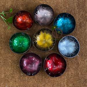 Cuencos de coco lacados de VIETNAM, productos nuevos, cuenco de cáscara de coco lacado, logotipo personalizado/diseño - Product Image 5