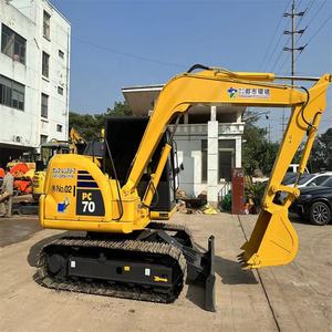 Excavadora Komatsu Pc70-8 Usada Original de 7 Toneladas con Capacidad de Cucharón de 0.37m en Buenas Condiciones para la Venta - Product Image 2