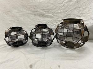 เชิงเทียนและโคมไฟทองเหลืองโบราณเครื่องประดับคริสต์มาสทำด้วยมือการตรวจสอบออกแบบสำหรับตกแต่งบ้าน - Product Image 3