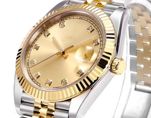 Reloj Mecánico Automático de Lujo Personalizado, Chapado en Oro de 18K, Diseño Inspirado en Joyería, para Hombre, Reloj de Oro Premium Personalizado - Product Image 4