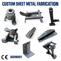 Fabrication sur mesure de tôlerie à faible MOQ, découpe laser OEM, pliage, soudage, pièces de cadre en acier robuste