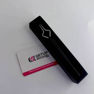 Pince à épiler pour cils GETUP BROSONS IMPEX de haute qualité en acier inoxydable, anti-magnétique, anti-statique, pointe lisse de 10 mm, poignée diamantée - Product Image 4