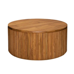 Table basse ronde en bois convertible moderne Mobilier de salon intérieur et extérieur Prix d'usine direct Meubles de maison - Product Image 1