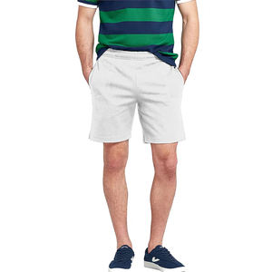 กางเกงขาสั้นเล่นกีฬาผ้าฝ้ายสำหรับผู้ชายกางเกงขาสั้นเล่นกีฬาใส่สบายทำจากผ้าเฟรนช์เทอร์รี่ออกแบบได้ตามต้องการลายทาง - Product Image 1