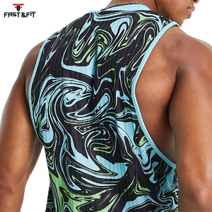 Camiseta sin mangas para hombre de la mejor oferta, ropa de verano hecha a medida, 100% algodón, transpirable y estilo informal - Product Image 2