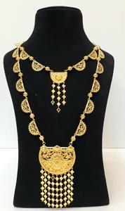 New Fashionable 24KT <b>Gold</b> Plated Women's Pendant <b>Necklace</b> Set <b>Arabic</b> Style Fine Jewelry for Weddings & Parties - Product Image 2