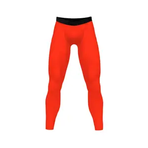 Men Wholesale Sports Wear Compression Tights Running Leggings Elastic Band Yoga Pants With Pocket For Adults Sports Leggings