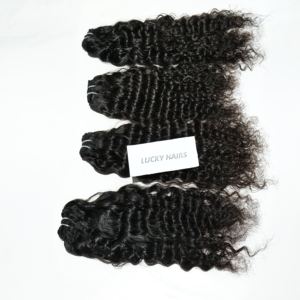 เทปกาวติดหนังกำพร้าอินเดียตามแนว100% ผมลอนแบบหลวมธรรมชาติต่อผมไม่พันกันผู้บริจาครายเดียว - Product Image 4