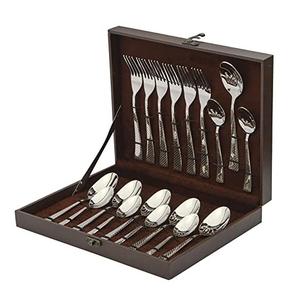 Ensemble de couverts en argent Offre Spéciale, ensemble de couverts en acier inoxydable avec poignée, ensemble de vaisselle, couverts polis miroir pour hôtel - Product Image 4