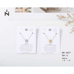 Z <b>Libra</b> Stainless Steel Anklet Gold Plated Unisex Fashion Jewelry <b>Gift</b> - Product Image 2