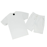 Ensemble short et t-shirt pour homme, décontracté, été, mode, manches courtes, 100% coton, polaire, motif paisley, confortable, respirant, séchage rapide, grande taille