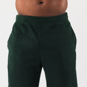 OEM personalizado Joggers hombres entrenamiento Jogging Wear invierno 500gsm grueso Teddy Sherpa Joggers para hombres llano - Product Image 6