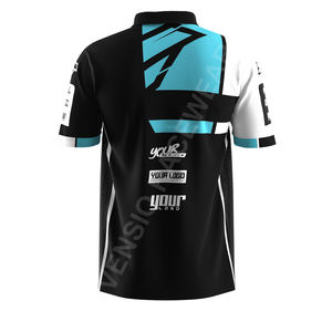 Camiseta de Motociclismo de Carreras de Secado Rápido y Transpirable con Diseño Personalizado, Camiseta de Manga Corta Estampada para Equipo de Boxes, Polo de Motocross - Product Image 2