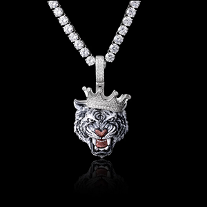 Colgante Hip Hop Personalizado de Aleación Chapada en Oro con Diamantes de Imitación Premium - Product Image 1