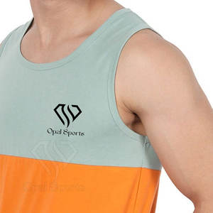 เสื้อกล้ามผู้ชายทำจากวัสดุที่ดีที่สุดเสื้อกล้ามออกแบบโลโก้ได้ตามต้องการ - Product Image 5