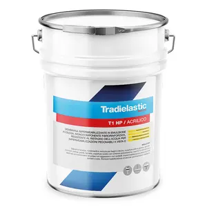 Acrylic membrane in fibre-reinforced water emulsion for waterproofing T1 HP - Made in Italy Mortar - Wholesale