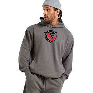 Sudaderas con capucha para hombre con logotipo personalizado, sudaderas con capucha sueltas duraderas de alta calidad de tela supersuave de varios colores para invierno, sudaderas con capucha sin cordones - Product Image 4