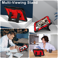 Housse de tablette robuste à fixation directe d'usine avec support pliable et bandoulière pour Samsung Galaxy Tab A11 Plus A9 Plus 11 pouces