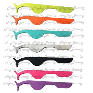 Pince à faux cils en acier inoxydable de marque privée Applicateur de cils Logo personnalisé et applicateur de cils de couleur - Product Image 4