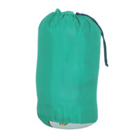 Sac de couchage rectangulaire en polyester imperméable ultraléger à capuche pour l'hiver, format simple