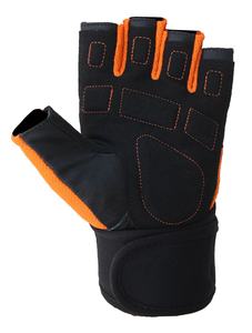 Guantes de entrenamiento de gimnasio unisex para fitness y entrenamiento deportivo Guantes de cuero transpirables con logotipo personalizable para levantamiento de pesas - Product Image 2
