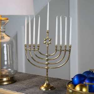 Modern Design Menorah Tabletop Home Decorative <b>Candle</b> <b>Stand</b> for Easter Valentine's Day for Christmas Party Hotel Decoration - Product Image 1