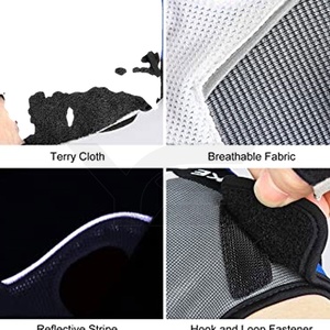 Mejor calidad entrenamiento gimnasio nuevo diseño hombres mujeres deportes al aire libre montar ciclismo medio dedo guantes - Product Image 3