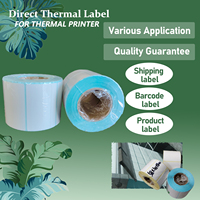 Etiquetas Térmicas Directas con Código de Barras Sensibles al Calor, Duraderas y Personalizadas de Fábrica, para Uso en Empaquetado, Supermercados, Ecológicas, 58*40mm
