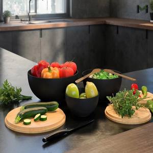 <b>Bamboo</b> Baby Bowl Trend Color Natural Spun <b>Bamboo</b> Salad Bowls <b>Bamboo</b> <b>Fiber</b> Bowl for Salad Serving 100% Handmade From Vietnam - Product Image 5