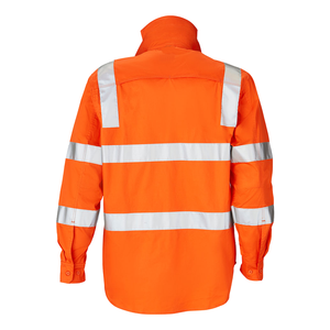 Hi Vis <strong>Safety</strong> Working Long Sleeve Custom Logo Working <strong>Shirt</strong> High Visibility <strong>Safety</strong> UV Protection <strong>Shirt</strong> Workwear - Product Image 2