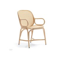 Chaise en rotin moderne bancs d'usine en osier chaise de restaurant en rotin PE en métal chaise de salle à manger avec coussin à vendre