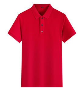 Polo-shirts à manches courtes à col, couleur unie, sur mesure, avec logo brodé personnalisé, prix d'usine Chine, pour hommes et femmes, fabriqués au Bangladesh - Product Image 3