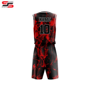 Maillots de basket-ball pour hommes personnalisés en usine, uniformes d'équipe, ensembles de vêtements d'équipe, ensembles de maillots de basket-ball - Product Image 2