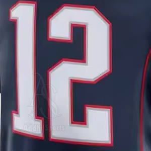 Jersey de Fútbol Americano Personalizable de Alta Calidad, Talla Grande, Ecológico, de Secado Rápido, Último Modelo, Mangas Cortas, Transpirable, Deportivo - Product Image 6