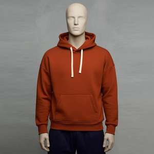 Sudadera con capucha de gran tamaño en blanco de moda de alta calidad, ropa de hombre, sudaderas con capucha transpirables con logotipo personalizado para hombre, precio razonable 2025 - Product Image 4