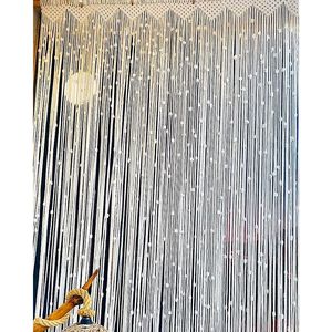 Beautiful Boho Macrame Wall Decor Cotton <b>Curtain</b> Hanging Wall <b>Curtain</b> Valance - Product Image 3