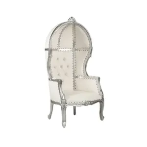 Modern throne chairs with canopy living room furniture hotel throne chairs at affordable price from Central Java Indonesia