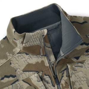 Professional Water Resistant Hunting Clothes | Quiet Fabric <b>Camo</b> Fleece Hooded <b>Jacket</b> - Product Image 3