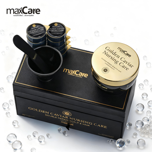 Crema Capilar de Colágeno Orgánico de Marca Privada con Caviar Dorado, <span class=keywords><strong>Mascarilla</strong></span> Capilar Rejuvenecedora Profunda con Caviar Antienvejecimiento <span class=keywords><strong>para</strong></span> <span class=keywords><strong>Cabello</strong></span> Seco y Dañado OEM - Product Image 2