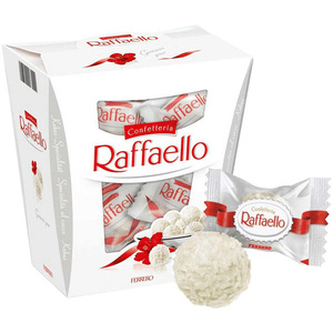 Mejor calidad Barato Raffaello Chocolate Coco Almendra Caramelo 100g Venta al por mayor Precio de fábrica Dulces Golosinas Paquete de regalo ideal para la venta - Product Image 6