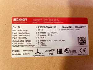 Automatisation industrielle AC Servo Drive Nouveau servomoteur Beckhoff d'origine | Contrôle de mouvement haute performance - Product Image 4