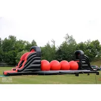 Grand jeu de football gonflable Wipeout pour l'extérieur