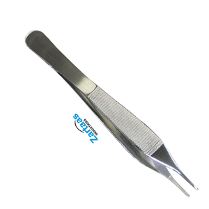 Fabricante y exportador de instrumentos quirúrgicos sin dientes de 12cm de fórceps de vendaje Adson de acero inoxidable - Product Image 4