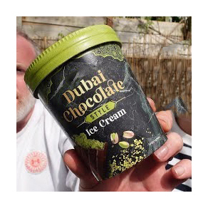 Service OEM à base de cacao de qualité supérieure Crème glacée au chocolat de Dubaï Dessert riche en crème glacée Vente en gros - Product Image 2