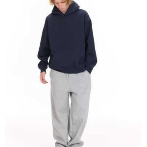 Vente en gros de haute qualité poids lourd LOGO personnalisé 420G coton polaire oversize impression bouffée Streetwear sweats à capuche et sweat-shirts pour hommes - Product Image 5