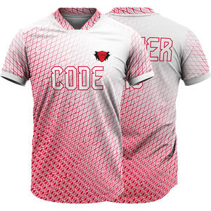 Camiseta de fútbol de secado rápido personalizada OEM para equipos y clubes, producto de desgaste de fútbol con técnica de corte automatizado - Product Image 4