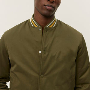 Chaqueta universitaria a la moda para hombre, chaqueta informal ajustada de béisbol universitario, chaqueta universitaria de béisbol Letterman de lana para hombre - Product Image 5