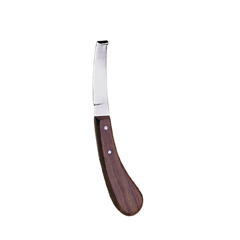 F Dick Ascot toynak bıçak veteriner araçları paslanmaz çelik Farrier toynak bıçağı ahşap tırnak aletleri tarafından BERZAN cerrahi