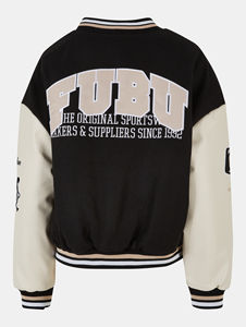 แจ็คเก็ตวาร์ซิตี้สำหรับฤดูหนาวแบบยูนิเซ็กซ์ แขนทำจากขนสัตว์คุณภาพพรีเมียม แต่งขอบหนัง สไตล์คลาสสิกแบบเลตเตอร์แมน เสื้อผ้ากีฬาสำหรับโรงเรียน ปักโลโก้ด้านหน้าได้ตามต้องการ - Product Image 5