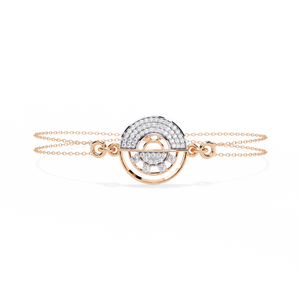 Magnifique bracelet et jonc en or 18 carats avec diamants de laboratoire, accessoire de bijouterie luxueux - Product Image 5